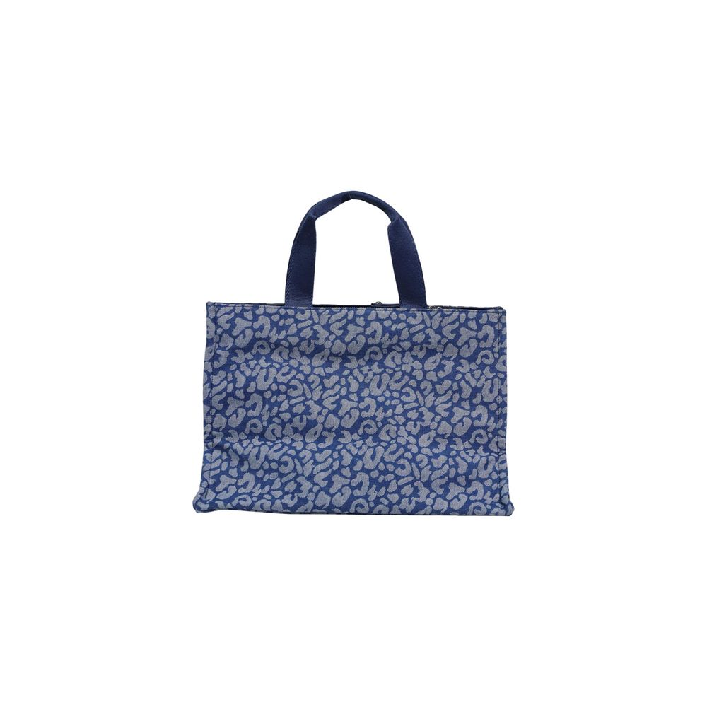 Blue Cotton Handbag