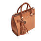 Beige Polyester Handbag