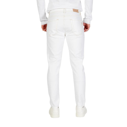 White Cotton Skinny Jeans