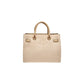 Beige Polyester Handbag