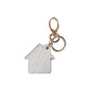 Beige Polyethylene Keychain