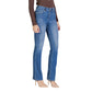Blue Cotton Skinny Jeans