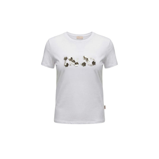 Cream Cotton T-Shirt