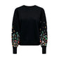 Black Cotton Sweatshirt