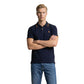 Blue Cotton Polo Shirt