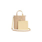 Beige Leather Handbag