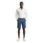 Blue Cotton Bermuda Shorts