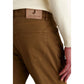 Beige Elastane Skinny Pants