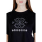 Black Viscose T-Shirt