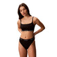 Black Recycled Polyester Swim Briefs