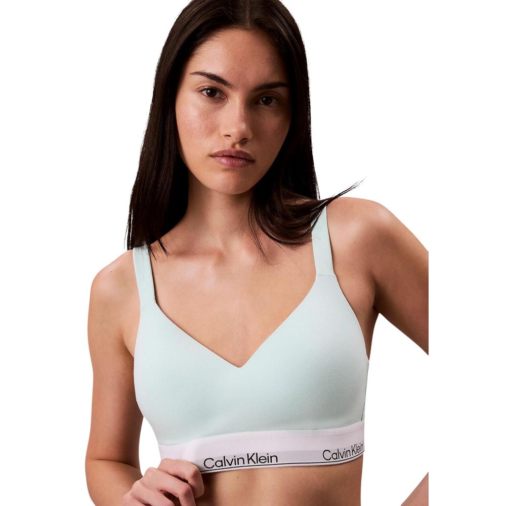 Green Cotton Bra