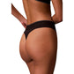 Black Recycled Polyester Pantie