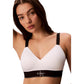 White Recycled Polyester Bra