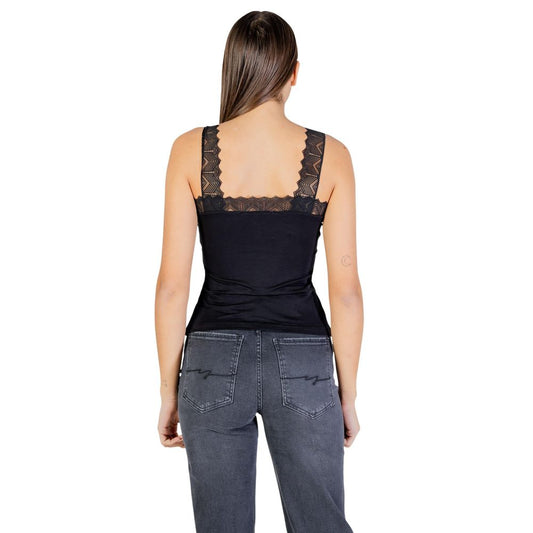 Black Viscose Top