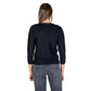 Black Polyester Cardigan