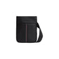 Black Polyethylene Crossbody Bag