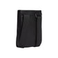 Black Polyethylene Crossbody Bag