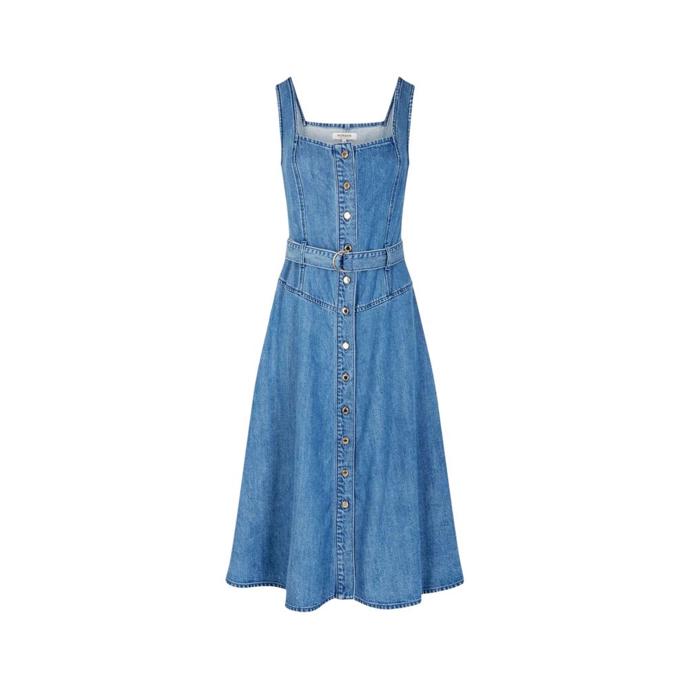 Light Blue Lyocell Long Dress