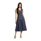 Blue Cotton Long Dress
