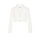 White Recycled Polyester Blazer