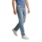 Blue Cotton Relaxed Fit Jeans
