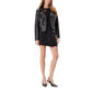Black Polyethylene Leather Jacket