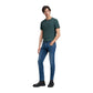 Blue Cotton Skinny Jeans