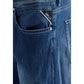 Blue Cotton Relaxed Fit Jeans