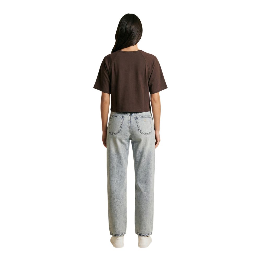 Brown Cotton T-Shirt
