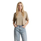 Beige Cotton T-Shirt