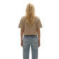 Beige Cotton T-Shirt