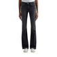 Black Cotton Relaxed Fit Jeans
