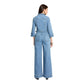 Light Blue Cotton Jumpsuit