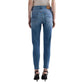 Blue Cotton Skinny Jeans