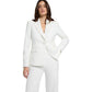 White Polyester Blazer