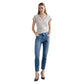 Blue Cotton Skinny Jeans