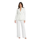White Polyester Blazer