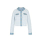 Blue Recycled Polyester Blazer