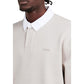 Gray Cotton Polo Shirt