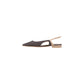 Brown Polyethylene Platform Pumps
