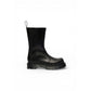 Black Leather Ankle Boots
