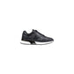 Gray Leather Athletic Sneakers
