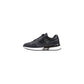 Gray Leather Athletic Sneakers