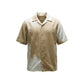 Beige Viscose Shortsleeve Shirt