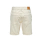 Beige Cotton Bermuda Shorts