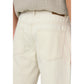Beige Cotton Bermuda Shorts