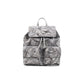 Gray Cotton Backpack