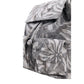 Gray Cotton Backpack