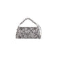 Gray Cotton Handbag