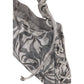 Gray Cotton Handbag